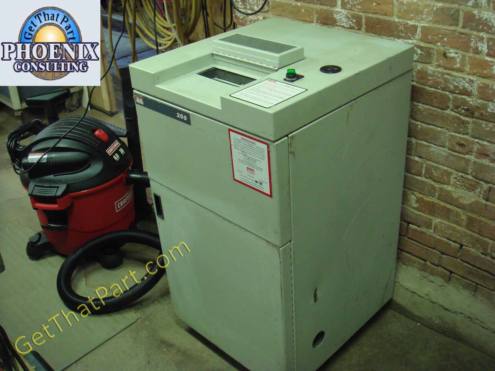 SEM 200 Disintegrator USA Multiple Media High Security Paper Shredder